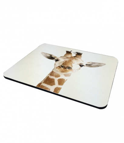 แผ่นรองเมาส์ พิมพ์ภาพGiraffe Mouse Pad